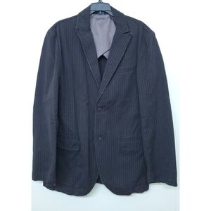 French Connection / FCUK Black Summer Distressed Cotton Blazer 40 Mens